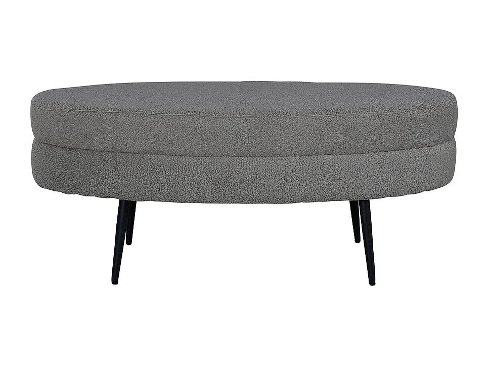 Pouf Design Bouclette "Otto" 100cm Grège