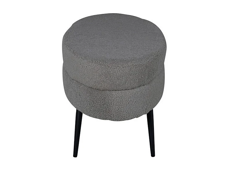 Pouf Design Bouclette "Otto" 100cm Grège