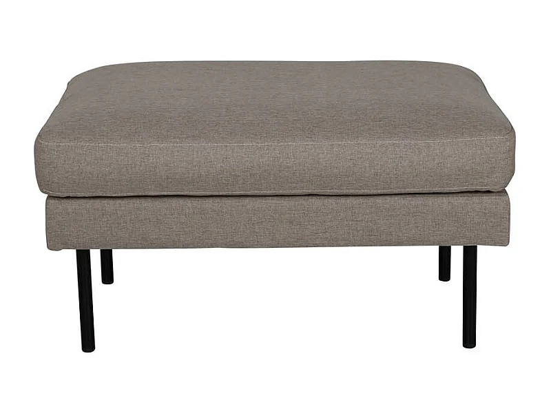 Pouf Design en Tissu "Zoom" 85cm Marron