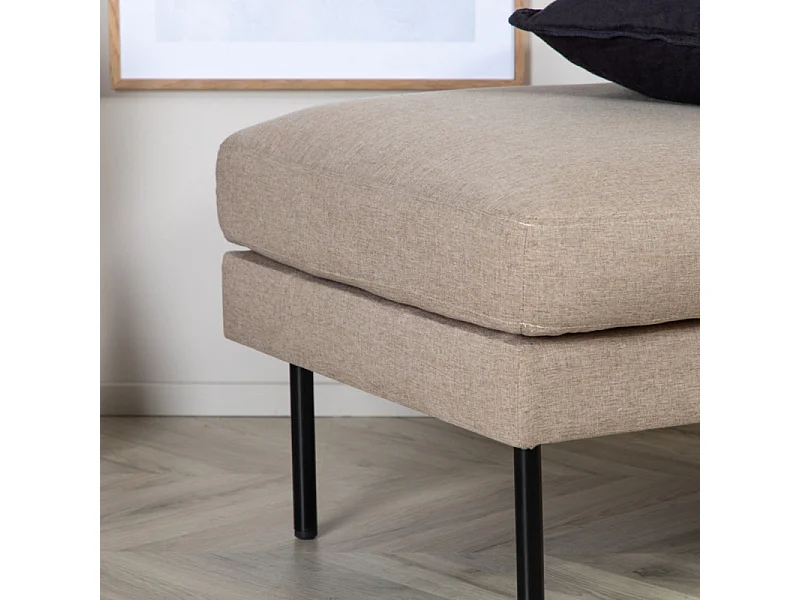 Zoom poef, hocker  zwart, bruin.