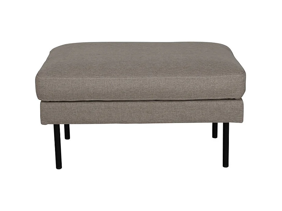 Pouf Design en Tissu "Zoom" 85cm Marron