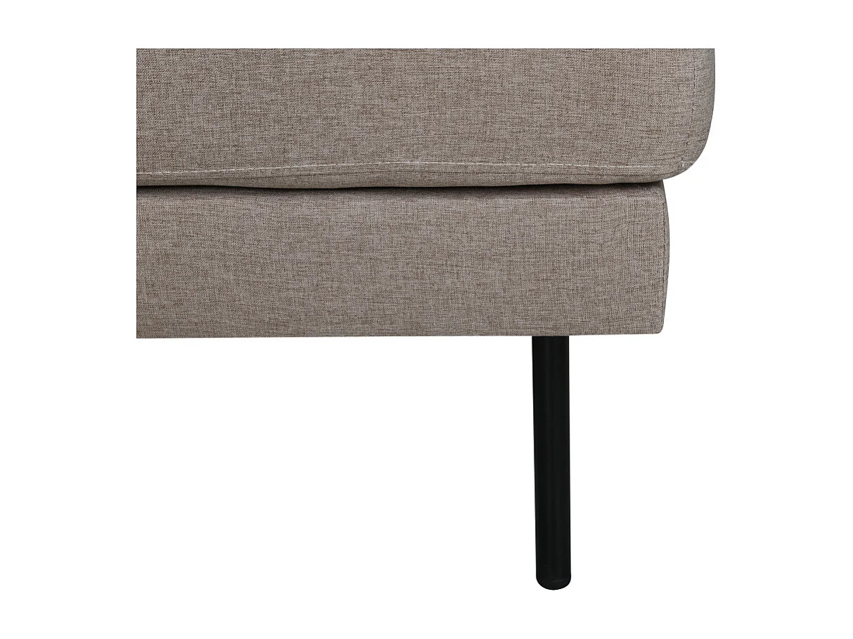 Pouf Design en Tissu "Zoom" 85cm Marron