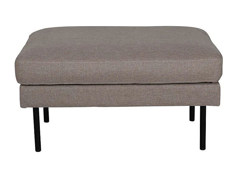 Pouf Design en Tissu "Zoom" 85cm Marron