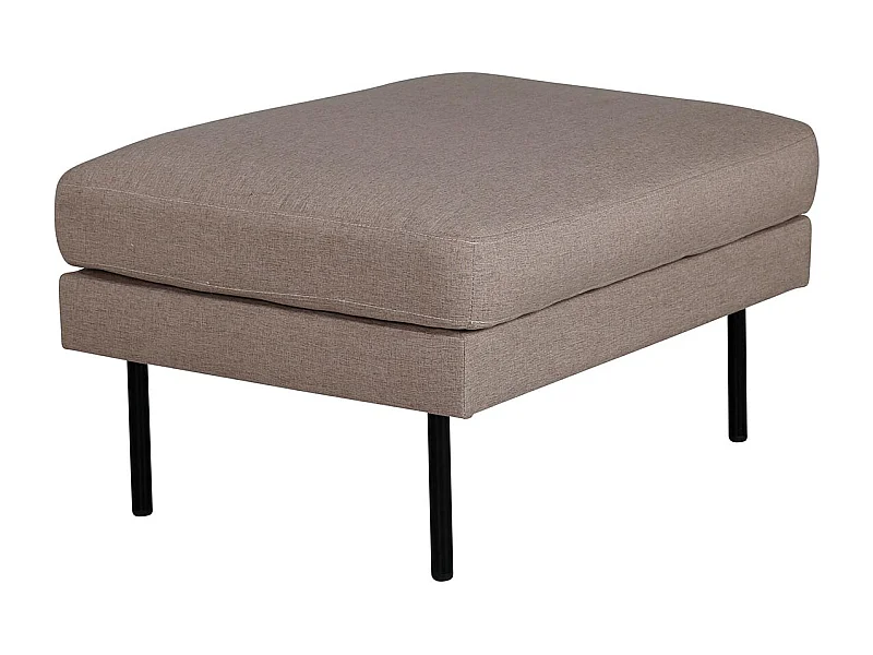 Pouf Design en Tissu "Zoom" 85cm Marron