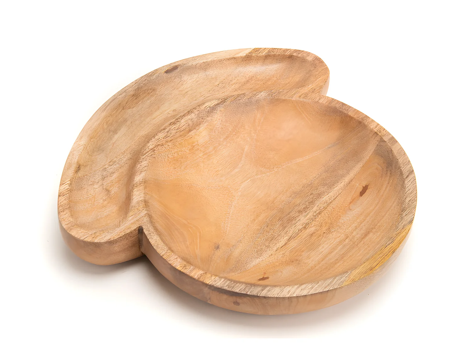 Vide poche en bois rond nature