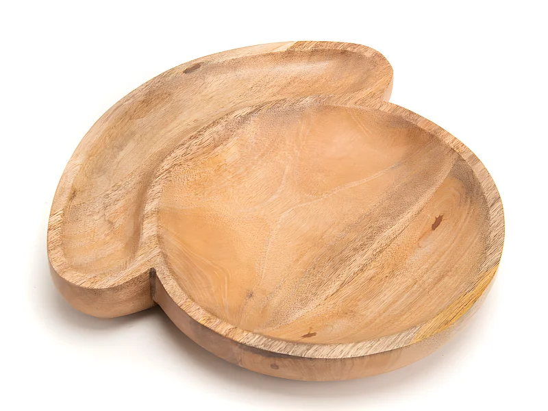 Vide poche en bois rond nature