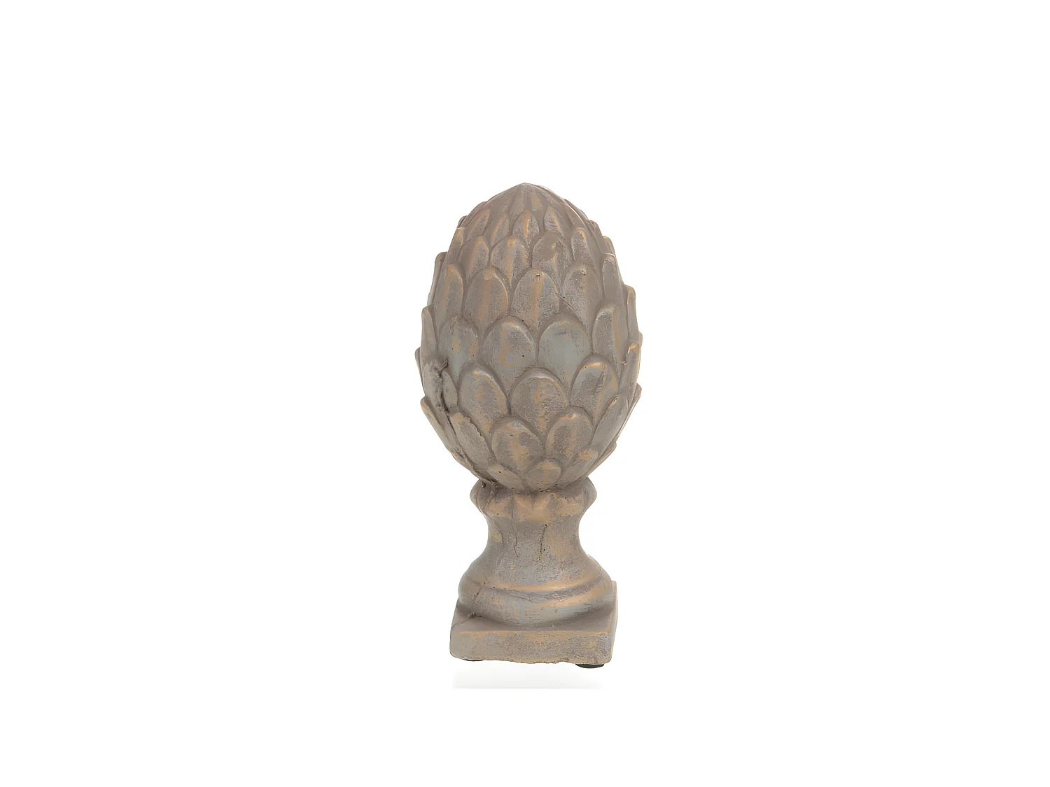 Pomme de pin dorée 19,5 cm