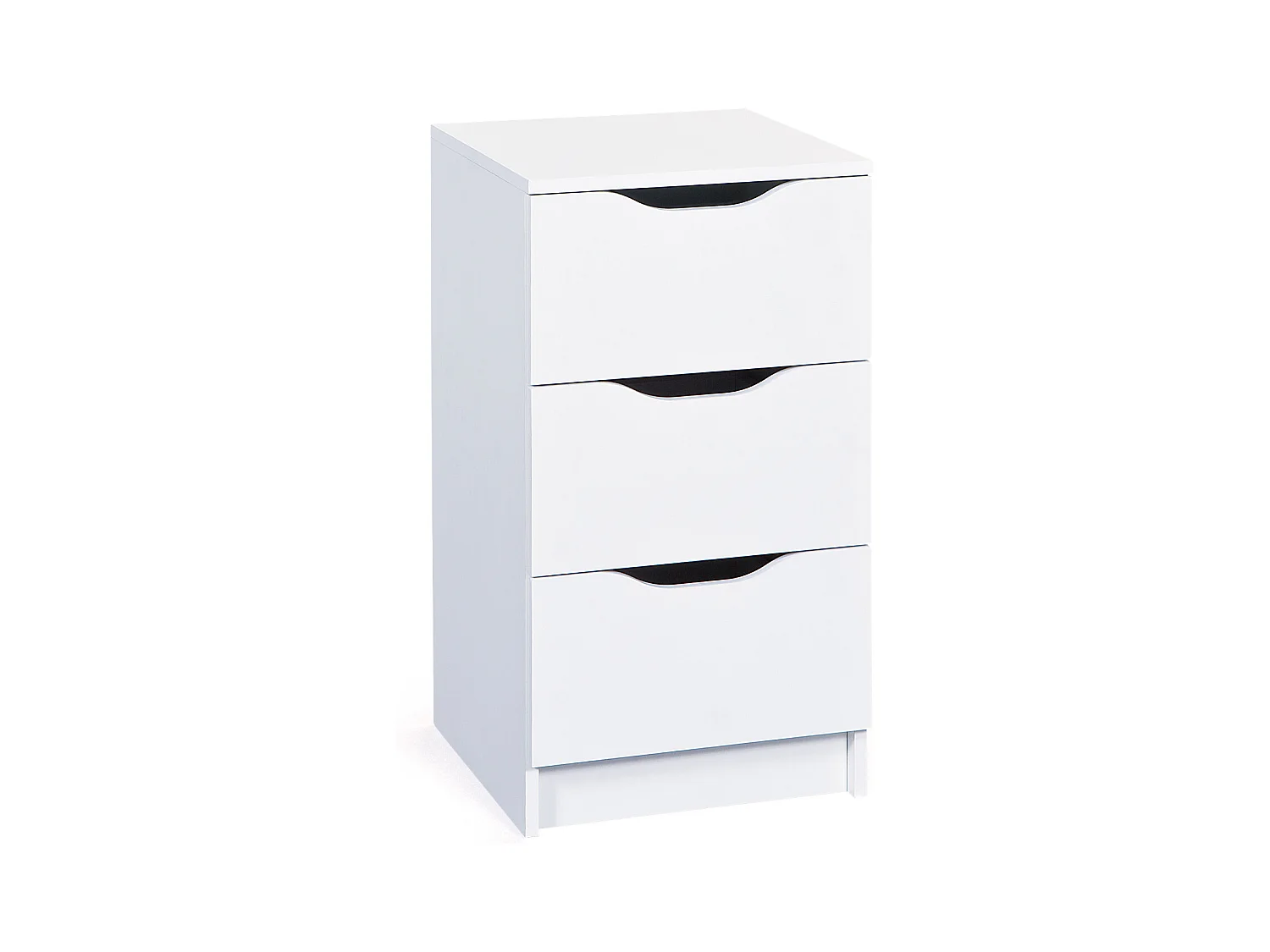 Wung Commode à 3 tiroirs, blanc.