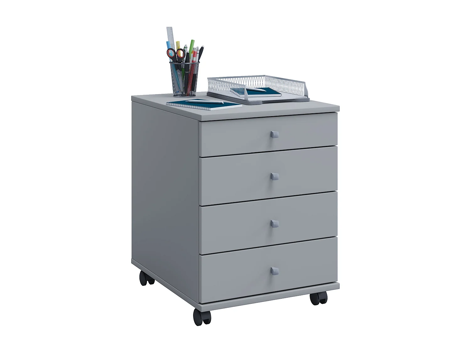 Roll Container Lona Gray H. 57 x W. 42 x D. 50 cm