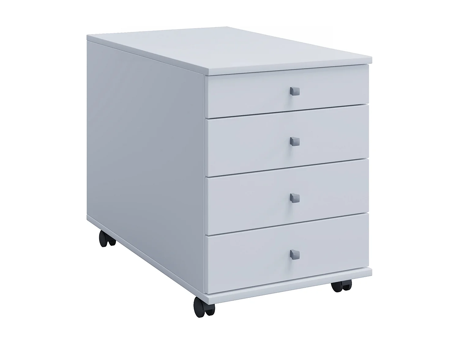 Roll Container Lona White H. 57 x W. 42 x D. 75 cm