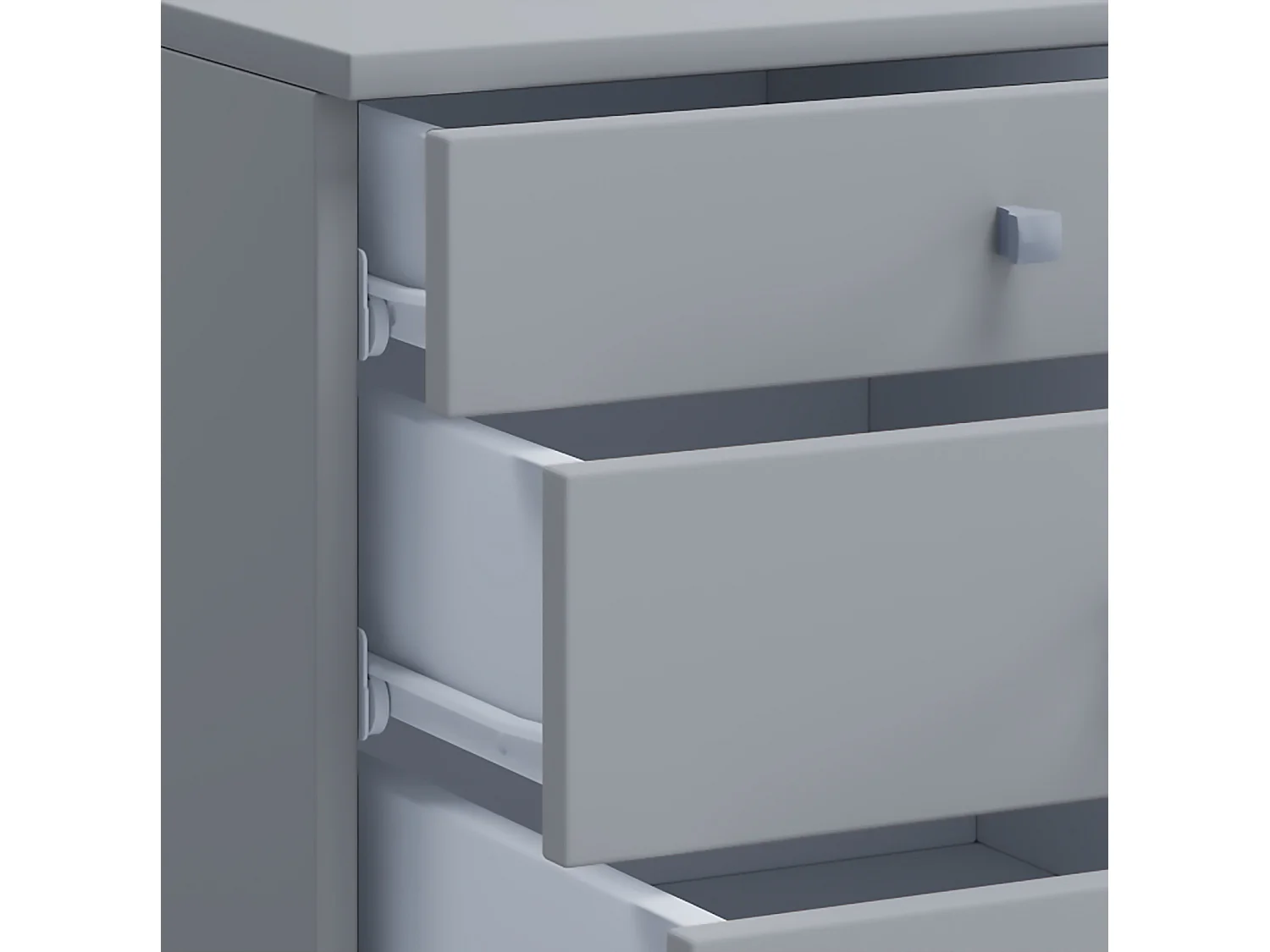 Roll Container Lona Gray H. 57 x W. 42 x D. 75 cm