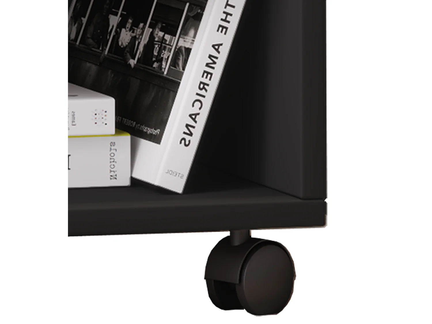 Cassetto contenitore a rulli in legno Salda