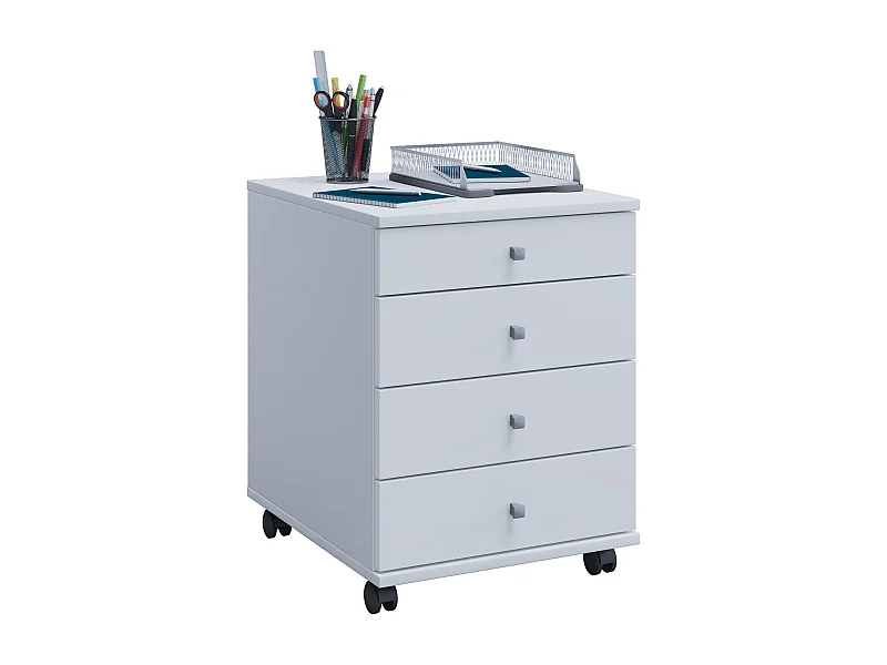 Roll Container Lona White H. 57 x W. 42 x D. 50 cm