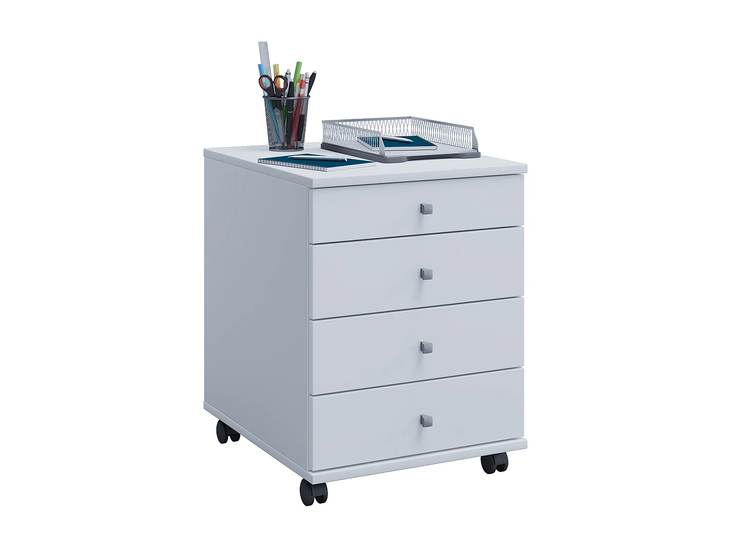 Rollcontainer Bürocontainer Schublade Lona 50 cm