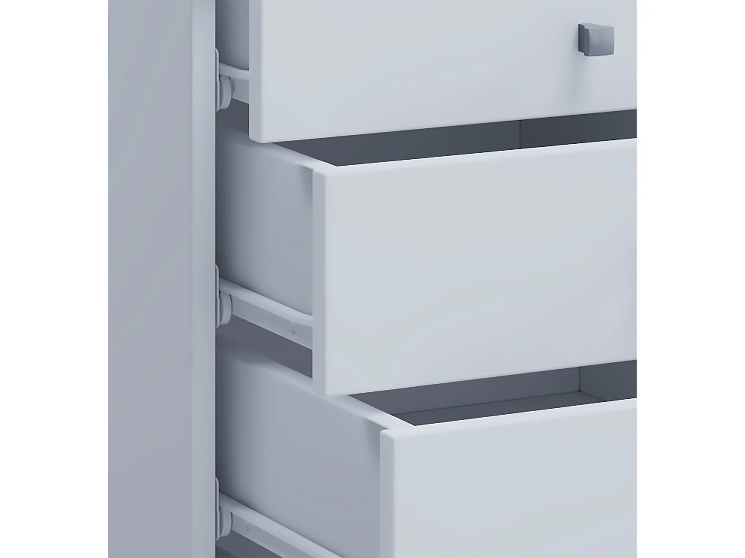 Roll Container Lona White H. 57 x W. 42 x D. 50 cm