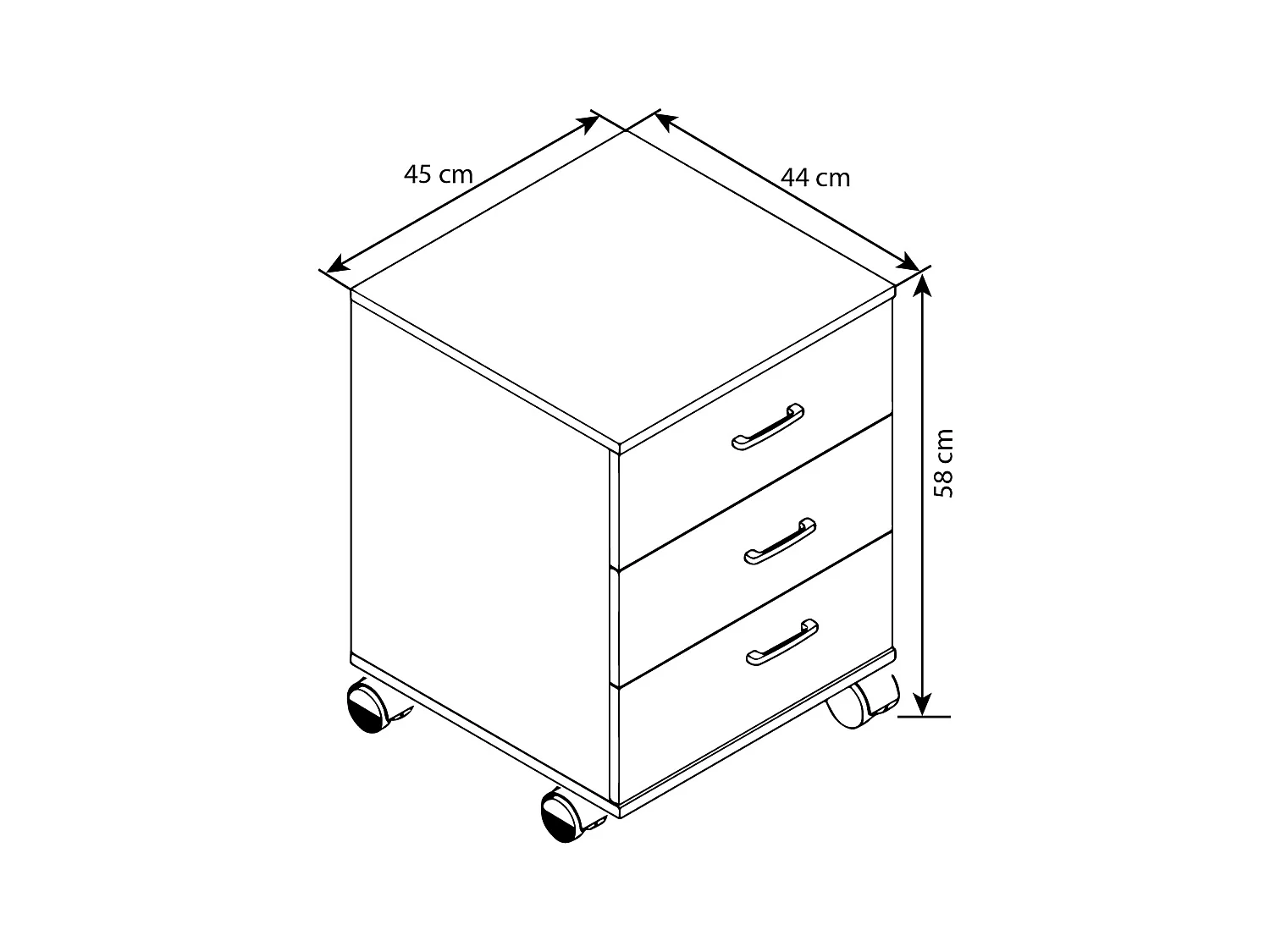 Roll Container Tobila White 0