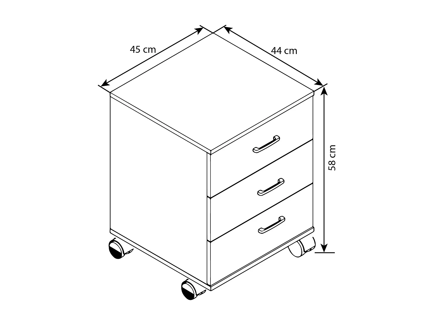 Roll Container Tobila White 0