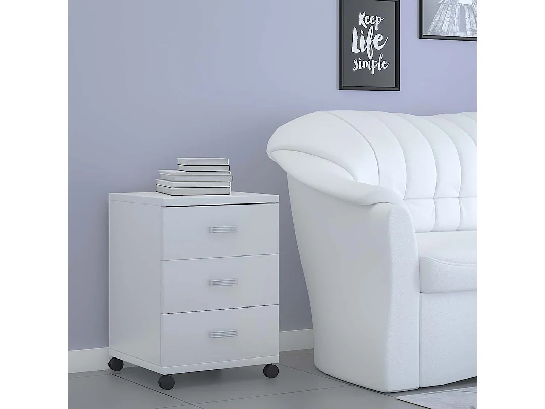 Cassetto contenitore a rulli in legno Tobila