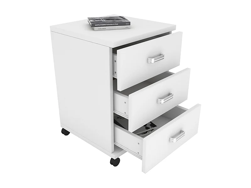 Holz Rollcontainer Bürocontainer Schublade Tobila