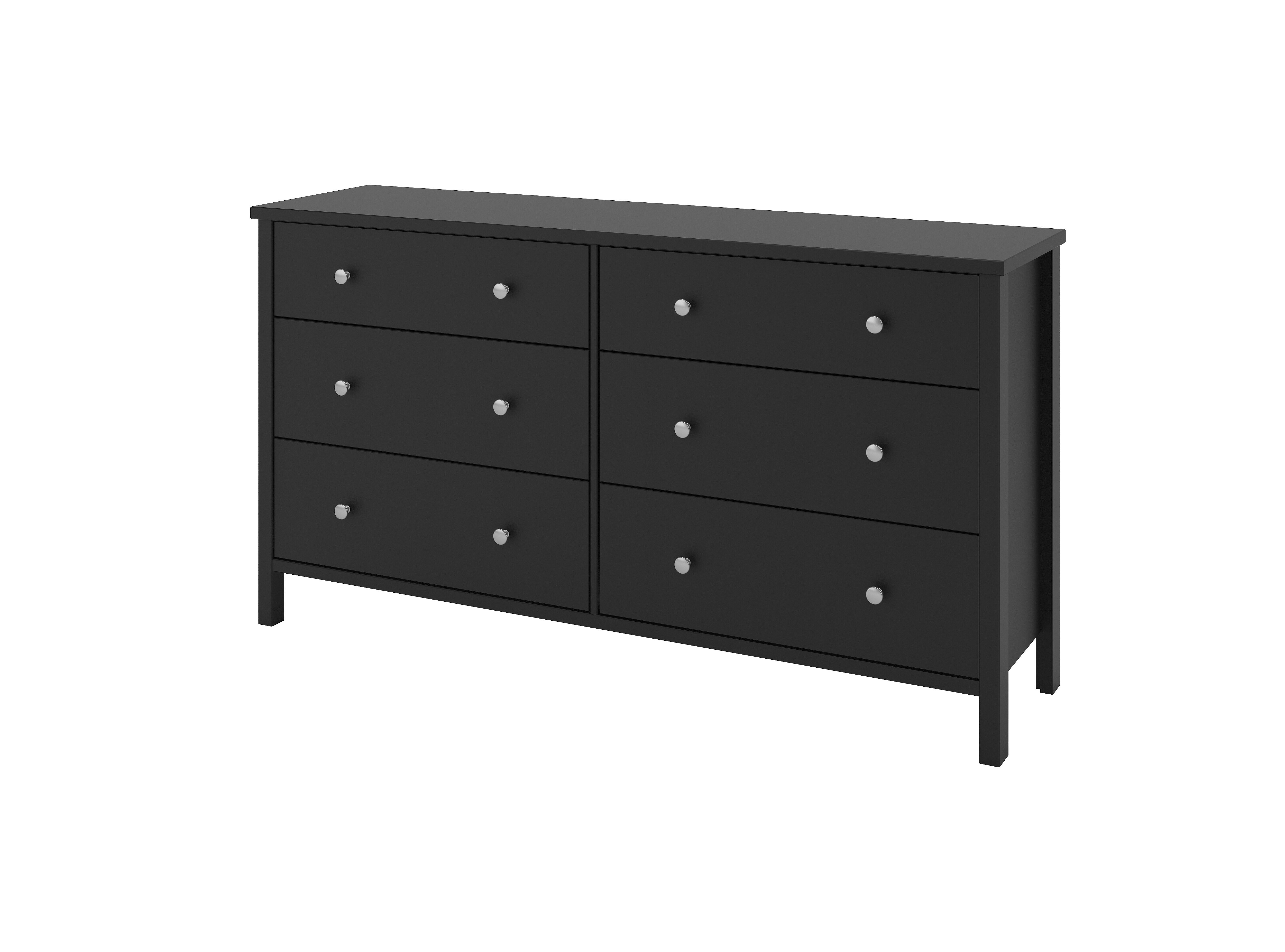 Commode à Langer Bébé KORIMEFA - 6 Tiroirs, Ceinture Sécurité, Tapis - Transformable En Armoire - 86x52x86 Cm