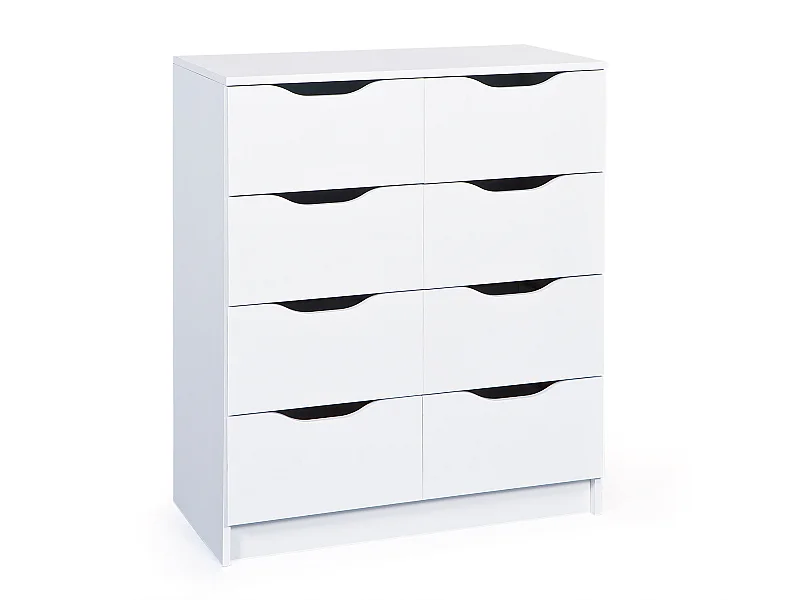 Wung Kommode 8 Schubladen, weiss.