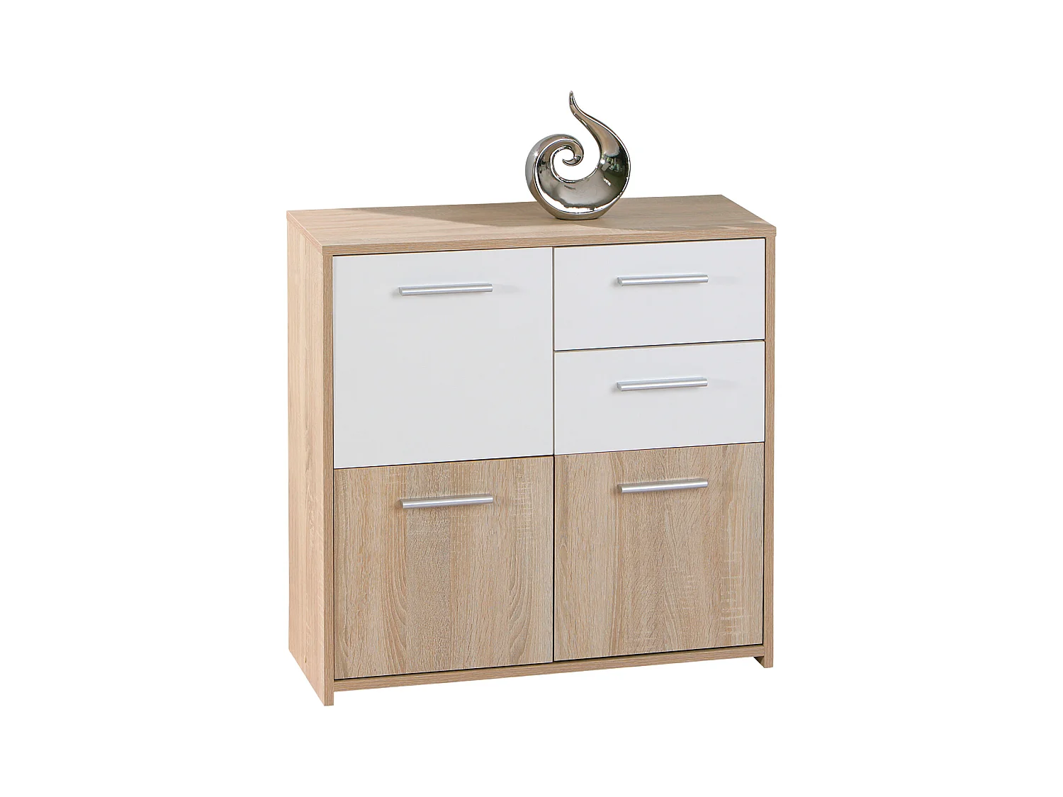 Edsam Commode, 3 portes, 2 tiroirs, imitation chêne Sonoma.