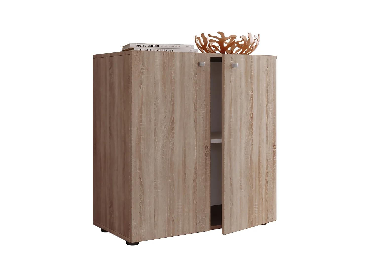 Holz Kommode Sideboard Anrichte Vandol 1 Drehtüren