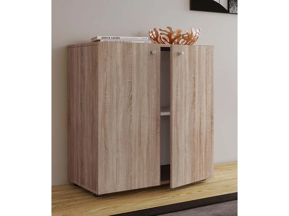 Chest of drawers & sideboards Vandol Sonoma oak (Sägerau) H. 75 x W. 70 x D. 36 cm