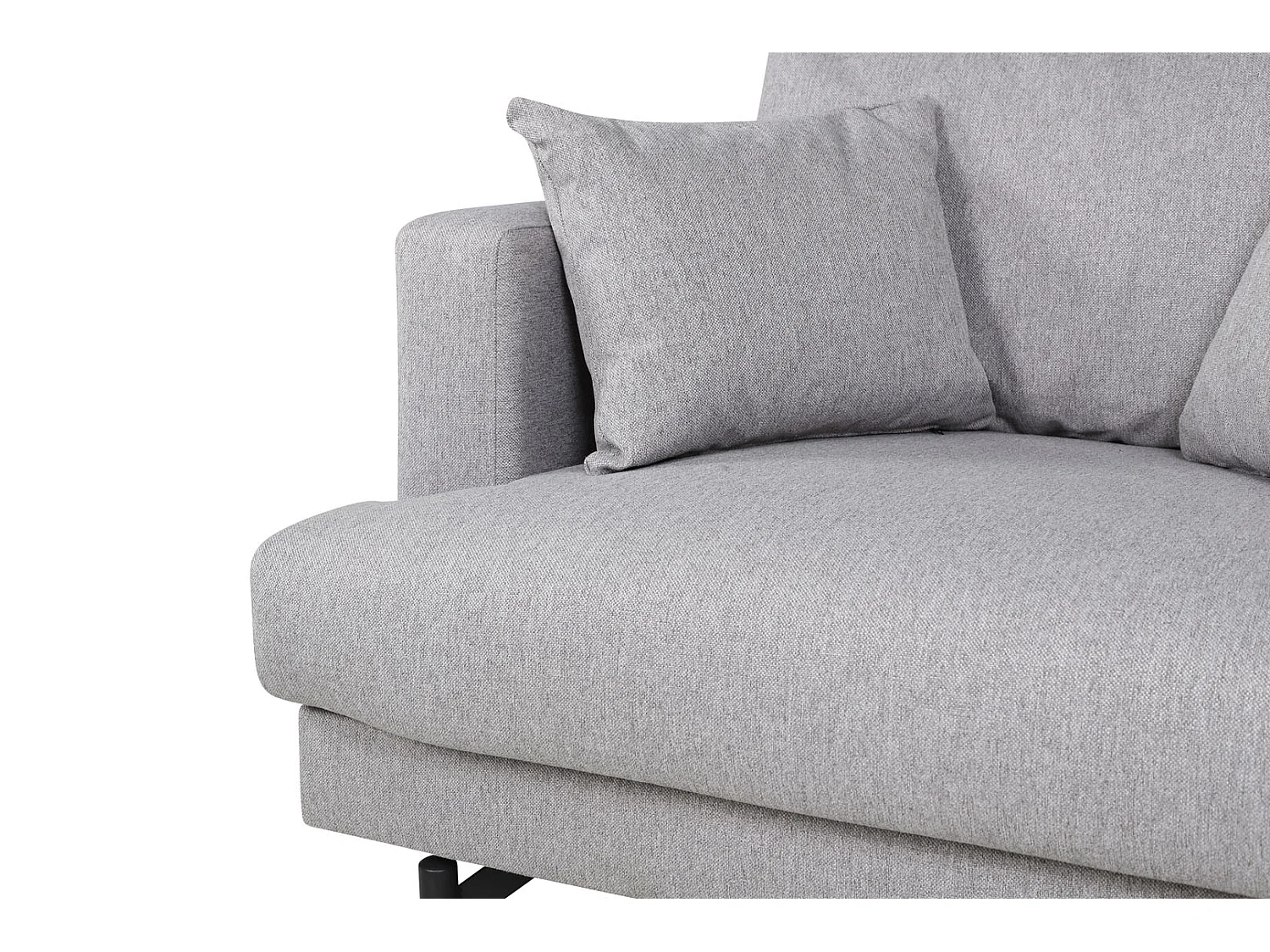 Fauteuil en Tissu "Sofia" 104cm Gris