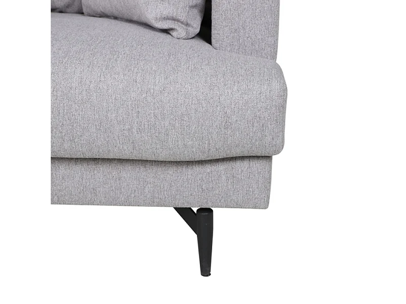 Fauteuil en Tissu "Sofia" 104cm Gris
