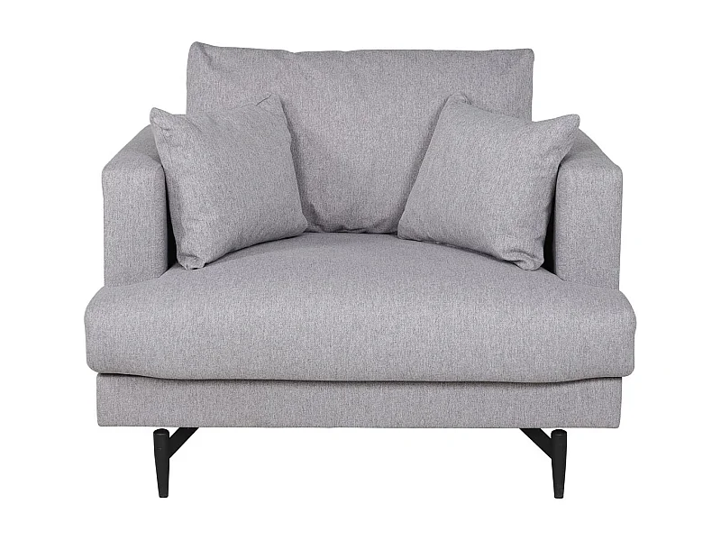 Fauteuil en Tissu "Sofia" 104cm Gris