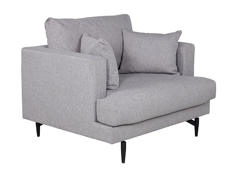 Fauteuil en Tissu "Sofia" 104cm Gris