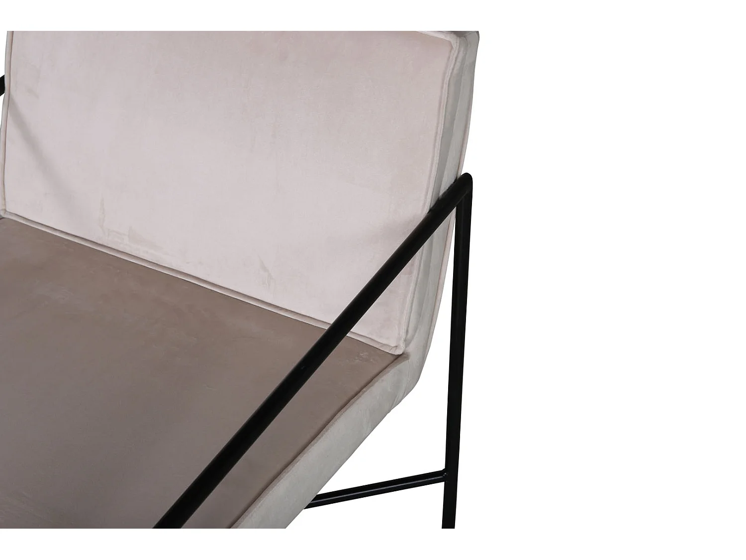 Rakel Sessel Velour beige.