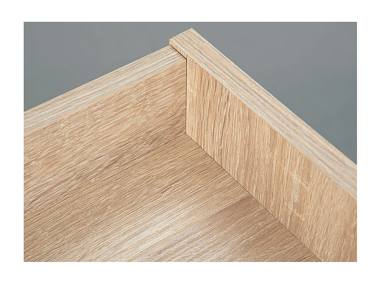 Noha Commode à roulettes, 4 tiroirs, imitation chêne Sonoma.