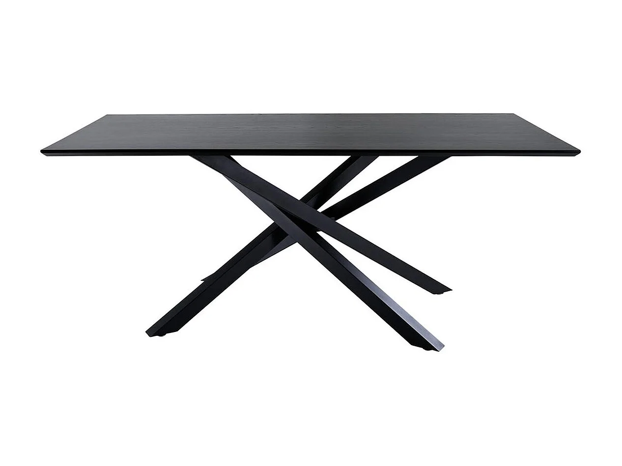 Table à Manger "Piazza" 180cm Noir