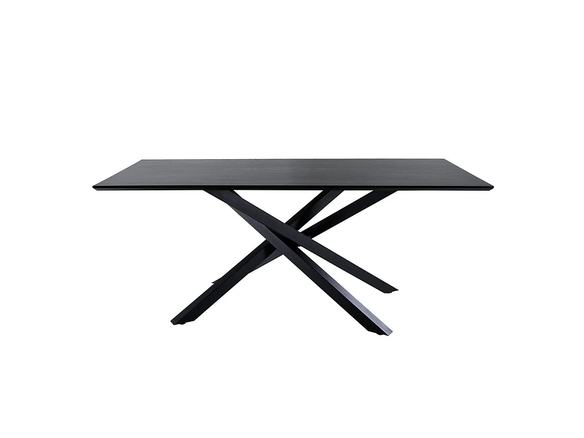 Table à Manger "Piazza" 180cm Noir