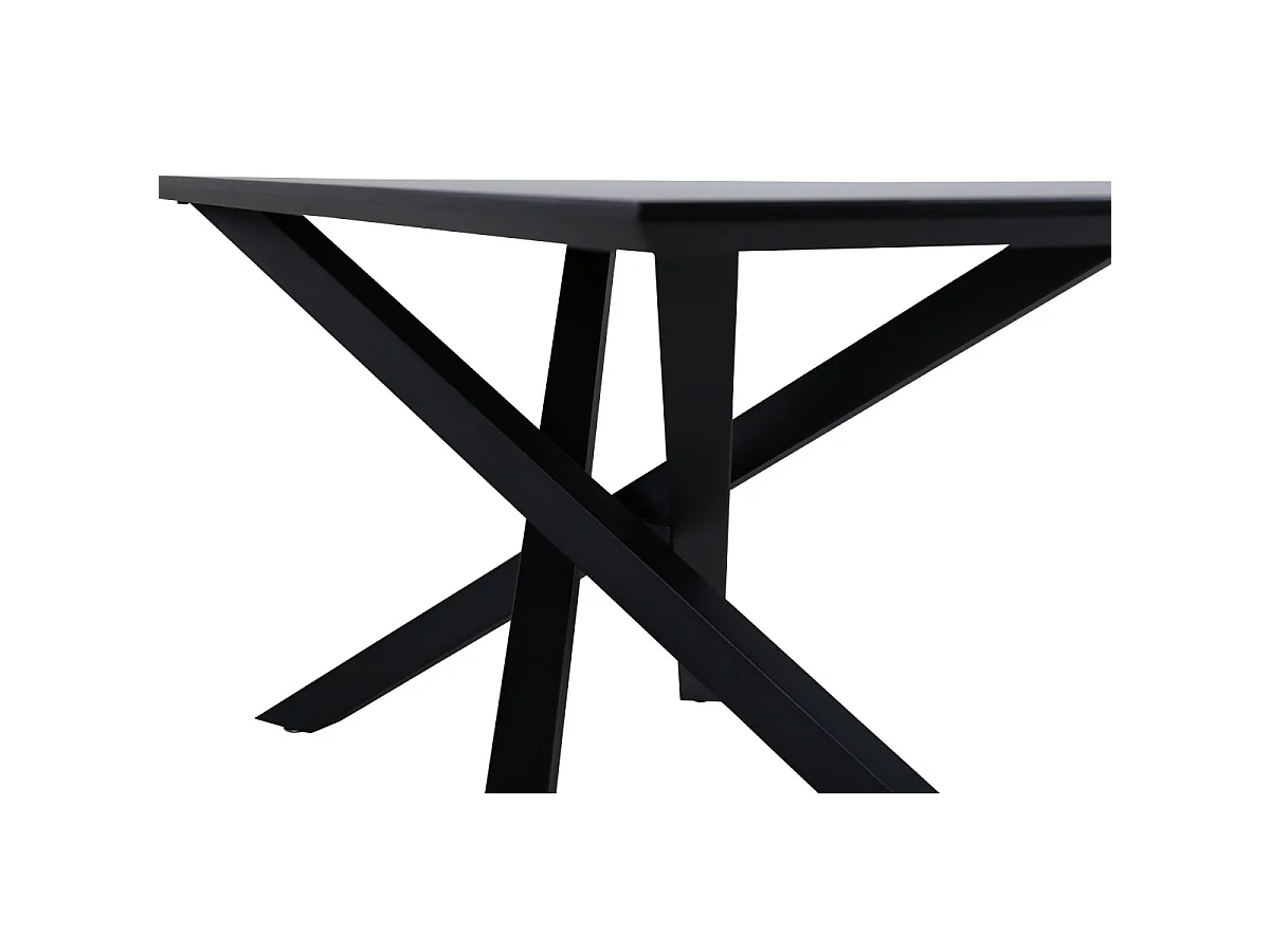 Table à Manger "Piazza" 180cm Noir