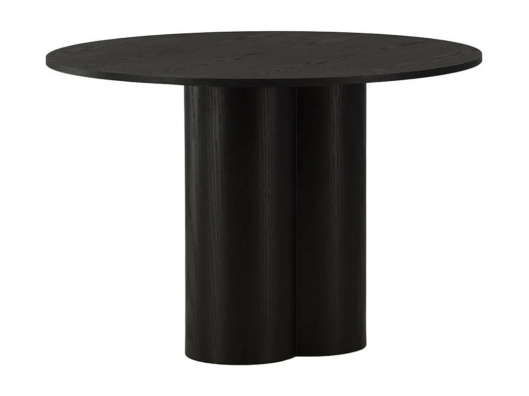 Olivia Esstisch Ø110cm schwarz.
