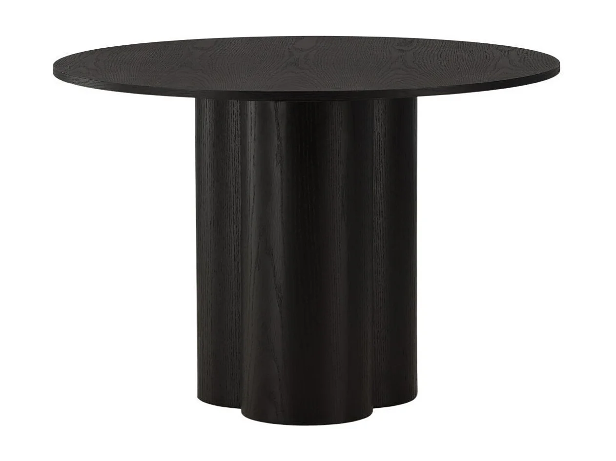 Table à Manger Ronde "Olivia" 110cm Noir