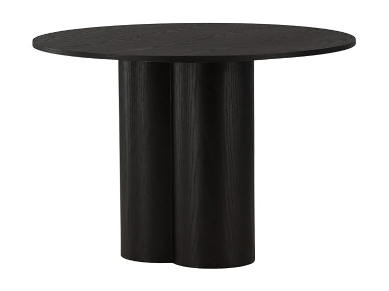 Table à Manger Ronde "Olivia" 110cm Noir
