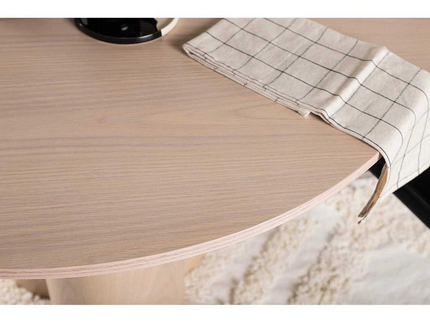 Olivia Esstisch Ø110cm whitewash.