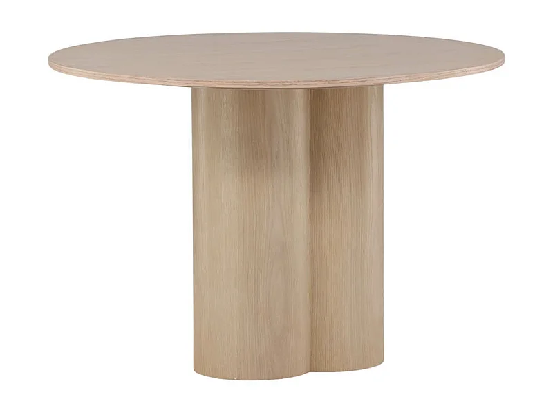 Table à Manger Ronde "Olivia" 110cm Naturel