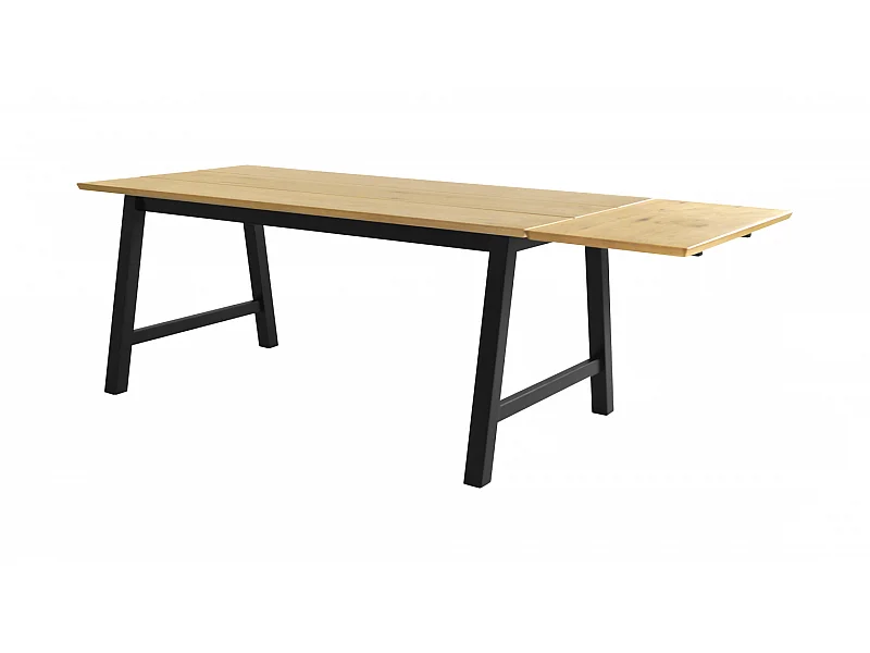 Eame plateau supplémentaire, largeur 45 cm, chêne sauvage plaqué.