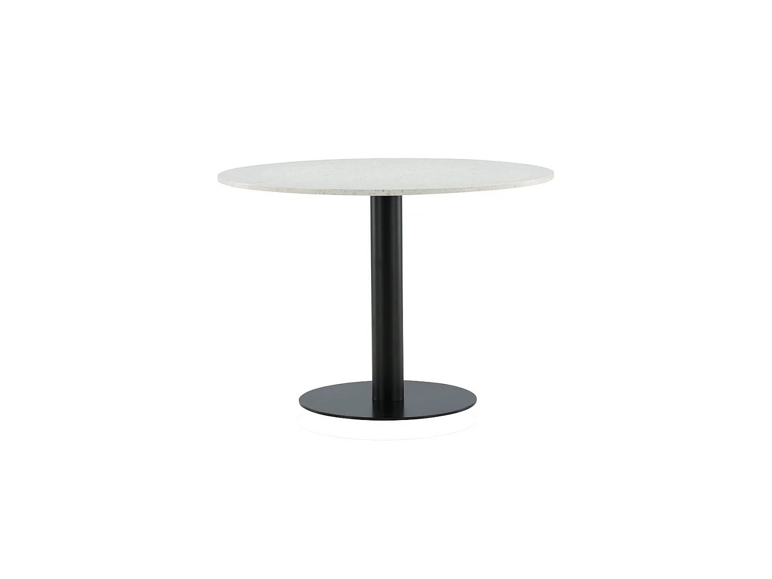 Table à Manger Ronde "Razzia" 106cm Blanc