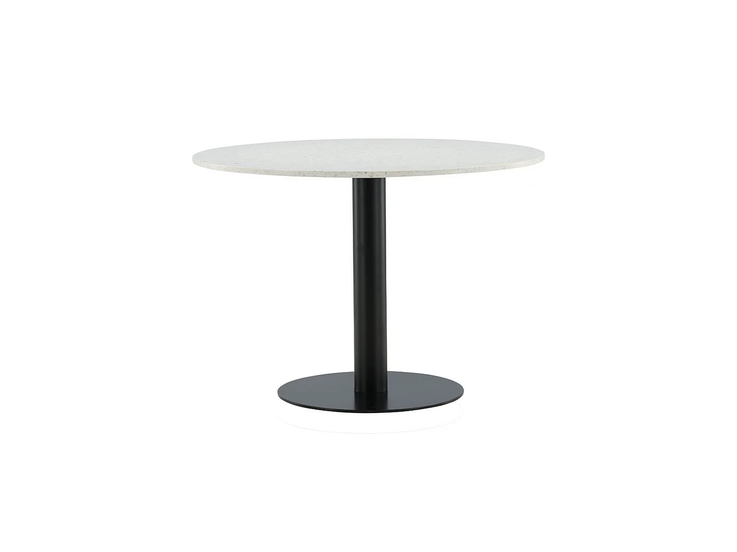 Table à Manger Ronde "Razzia" 106cm Blanc
