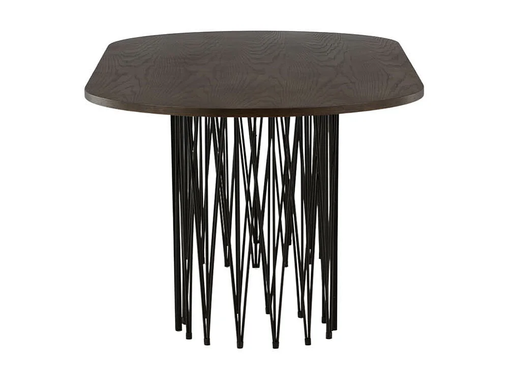 Table à Manger Design "Stone" 220cm Marron