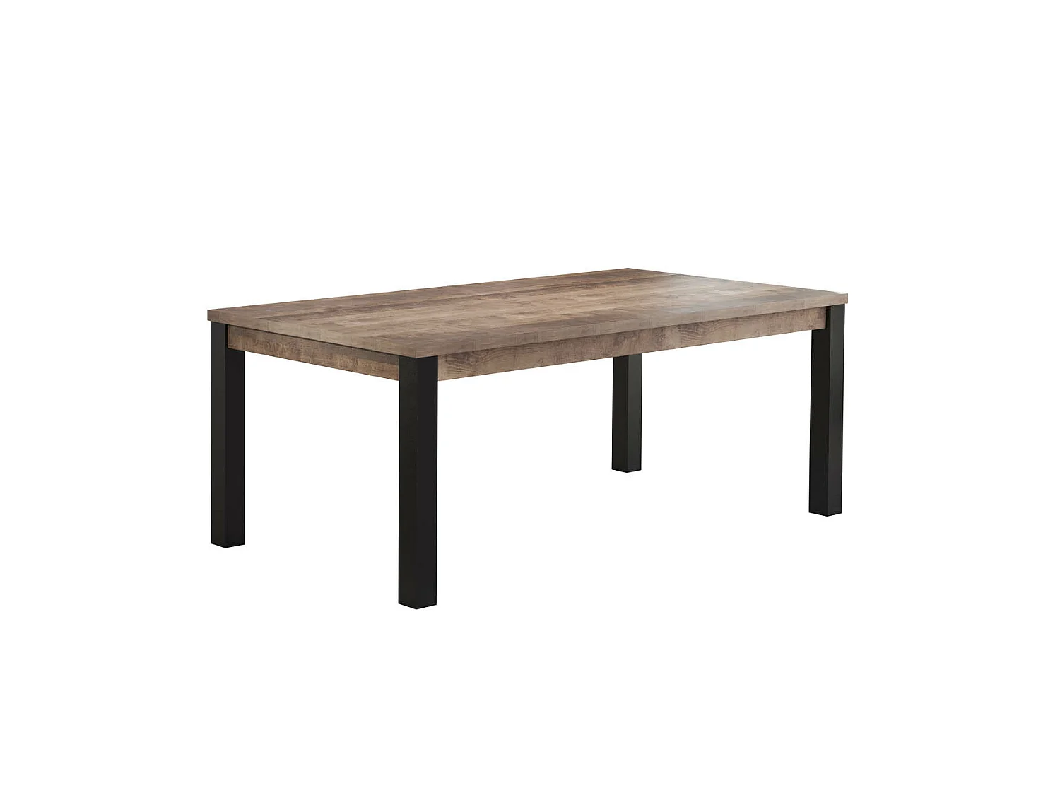 Emile table de salle à manger 100x200 cm chêne décor.
