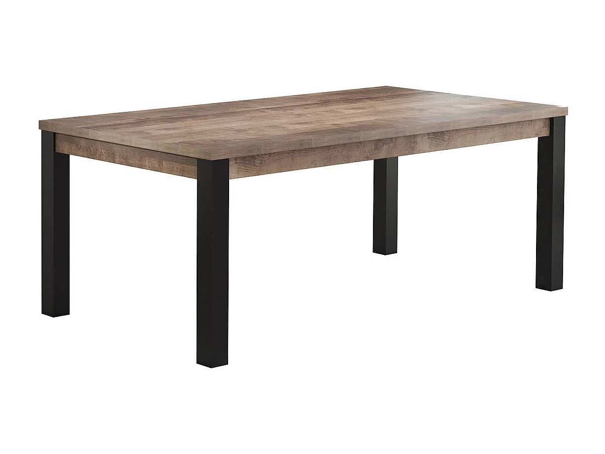 Emile table de salle à manger 100x200 cm chêne décor.