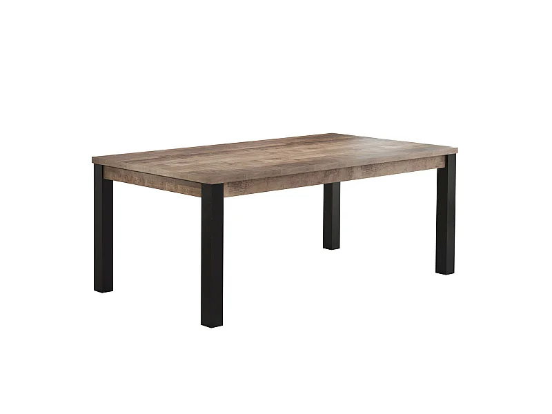 Emile table de salle à manger 100x200 cm chêne décor.