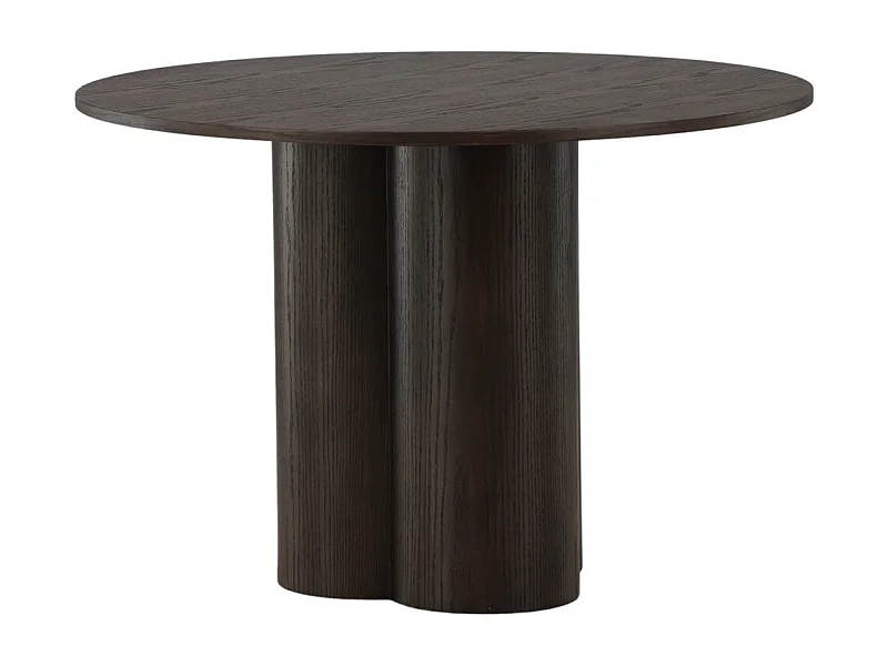 Olivia Esstisch Ø110cm braun.